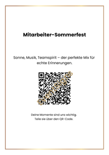 QR-Code Einladung Elegant