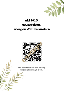 QR-Code Einladung Modern